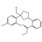 cis-2-(Bromomethyl)-2-(2,4-dichlorophenyl)-1,3-dioxolane-4-ylmethyl benzoate