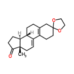 Cyclic-3-(1,2-ethanediyl acetal)-estra-5(10),9(11)-dien-3,17-dione