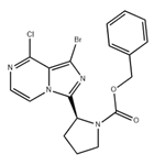 (S)-benzyl 2-(1-bromo-8-chloroimidazo[1,5-a]pyrazin-3-yl)pyrrolidine-1-carboxylate