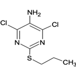 4,6-dichloro-2-propylthiopyrimidine-5-amine