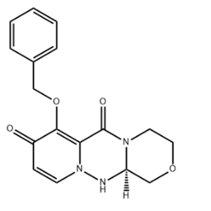 (R)-7-(benzyloxy)- 3,4,12,12a-tetrahydro- 1H-[1,4]oxazino[3,4- c]pyrido[2,1-f][1,2,4]- triazine-6,8-dione