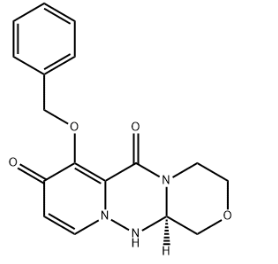 (R)-7-(benzyloxy)- 3,4,12,12a-tetrahydro- 1H-[1,4]oxazino[3,4- c]pyrido[2,1-f][1,2,4]- triazine-6,8-dione