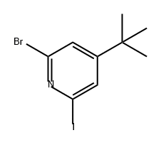 Pyridine, 2-bromo-4-(1,1-dimethylethyl)-6-iodo-