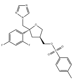 (5R-cis)-Toluene-4-sulfonic acid 5-(2,4-difluorophenyl)-5-(1H-1,2,4-triazol-1-yl)methyltetrahydrofuran-3-ylmethyl ester