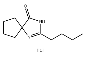 2-Butyl-4-spirocyclopentane-2-imidazolin-5-one hydrochloride