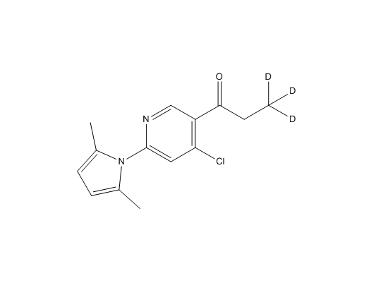 1-(4-chloro-6-(2,5-dimethyl-1H-pyrrol-1-yl)pyridin-3-yl)propan-1-one-3,3,3-d3