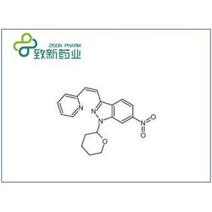 (E)-6-Nitro-3-[2-(pyridin-2-yl)ethenyl]-1-(tetrahydro-2H-pyran-2-yl)-1H-indazole 