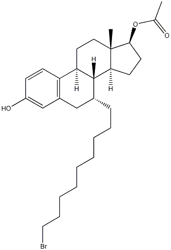 (7a,17b)-7-(9-Bromononyl)-estra-1,3,5(10)-triene-3,17-diol 17-acetate