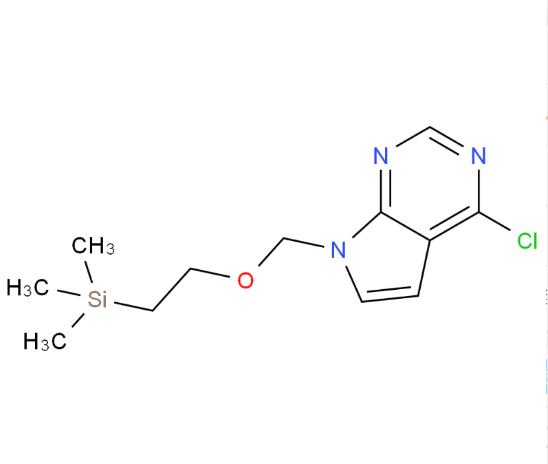 7-((2-(triMethylsilyl)ethoxy)Methyl)-4- chloro-7H-pyrrolo[2,3-d]pyriMidine