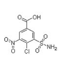 4-Chloro-3-nitro-5-sulphamoylbenzoic acid