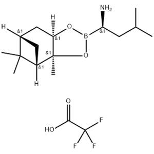 (aR,3aS,4S,6S,7aR)-Hexahydro-3a,8,8-trimethyl-alpha-(2-methylpropyl)-4,6-methano-1,3,2-benzodioxaborole-2-methanamine 2,2,2-trifluoroacetate