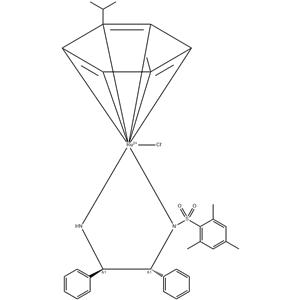 Chloro{[(1R,2R)-(+)-2-amino-1,2-diphenylethyl](2,4,6-trimethylbenzenesulfonyl)amido}(p-cymene)ruthenium(II)