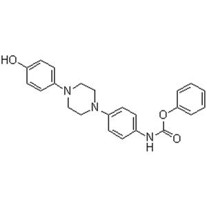 [4-[4-(4-Hydroxyphenyl)-1-piperazinyl]phenyl]carbamic acid phenyl ester