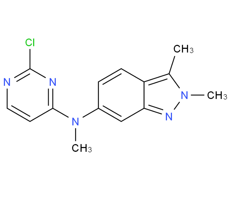 N-(2-CHLOROPYRIMIDIN-4-YL)-N,2,3-TRIMETHYL-2H-INDAZOL-6-AMINE