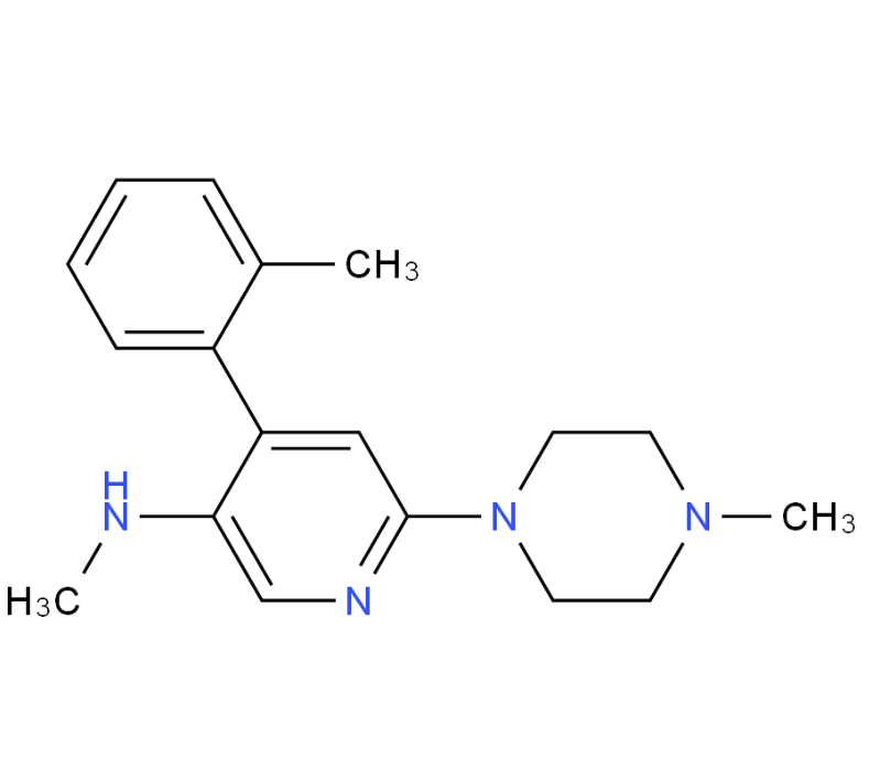 N-methyl-6-(4-methylpiperazin-1-yl)-4-(o-tolyl)pyridin-3-amine