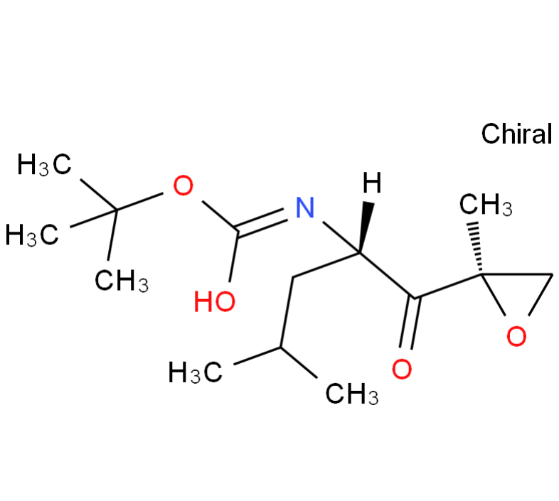 tert-Butyl ((s)-4-methyl-1-((r)-2-methyloxiran-2-yl)-1-oxopentan-2-yl)carbamate