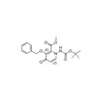 Methyl 3-(benzyloxy)-1-((tert-butoxycarbonyl)amino)-4-oxo-1,4-dihydropyridine-2-carboxylate