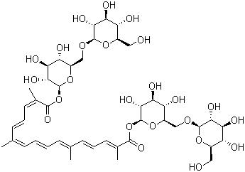 CAS # 42553-65-1, Crocin, Crocetin digentibiose ester