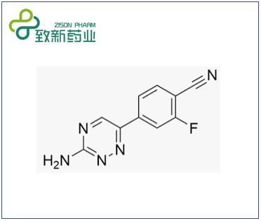 4-(3-Amino-1,2,4-triazin-6-yl)-2-fluorobenzonitrile