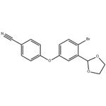 4-(4-BroMo-3-(1,3-dioxo lan-2-yl)phenoxy)benzon itrile