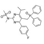 	Methanesulfonamide,N-[5-[(diphenylphosphinyl)methyl]-4-(4-fluorophenyl)-6-(1-methylethyl)-2-pyrimidinyl]-N-methyl