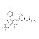 tert-Butyl 6-[(1E)-2-[4-(4-fluorophenyl)-6-(1-methylethyl)-2-[methyl(methylsulfonyl)amino]-5-pyrimidinyl]ethenyl]-2,2-dimethyl-1,3-dioxane-4-acetate