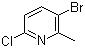 CAS # 132606-40-7, 3-Bromo-6-chloro-2-methylpyridine, 3-Bromo-6-chloro-2-picoline, 5-Bromo-2-chloro-6-methylpyridine