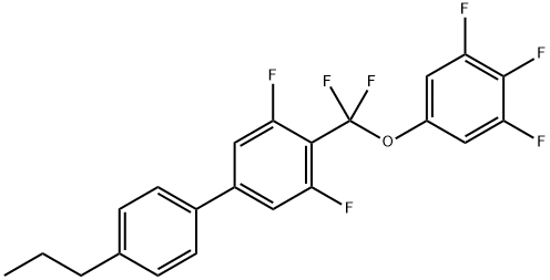 4-[difluoro(3,4,5-trifluorophenoxy)-methyl]-3,5-difluoro-4'-propyl-1,1'-biphenyl