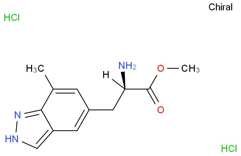 methyl (2R)-2-amino-3-(7-methyl-1H-indazol-5-yl)propanoate dihydrochloride