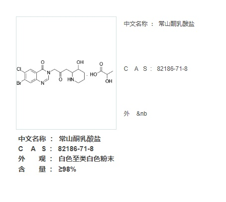 Halofuginone  lactate