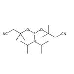 Bis(2-cyano-1,1-dimethylethyl) N,N-bis(1-methylethyl)phosphoramidite