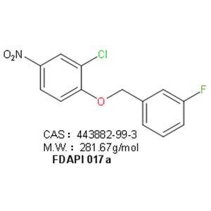 2-chloro-1-(3-fluoro-benzyloxy)-4-nitro-benzene