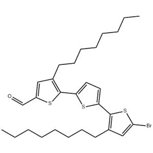 (5''-bromo-3,3''-dioctyl-[2,2':5',2''-terthiophene]-5-carbaldehyde