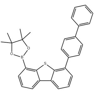 2-(6-([1,1'-Biphenyl-4-yl)dibenzo[b,d]thiophen-4-yl)-4,4,5,5-tetramethyl-1,3,2-dioxaborolane