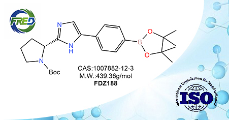 (S)-tert-Butyl 2-(5-(4-(4,4,5,5-tetramethyl-1,3,2-dioxaborolan-2-yl)phenyl)-1H-imidazol-2-yl)pyrrolidine-1-carboxylate