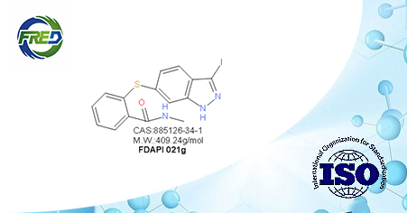 2-[(3-iodo-2H-indazol-6-yl)sulfanyl]-N-methylbenzamide