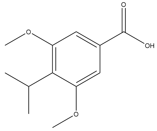 4-isopropyl-3,5-dimethoxybenzoic acid