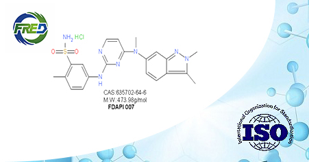 Pazopanib  hydrochloride