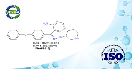 (R)-3-(4-phenoxyphenyl)-1-(pi-peridin-3-yl)-1H-pyrazolo-[3,4-d]pyrimidin-4-amine