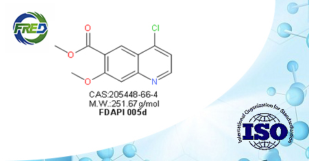 methyl 4-chloro-7-methoxyquino-line-6-carboxylate