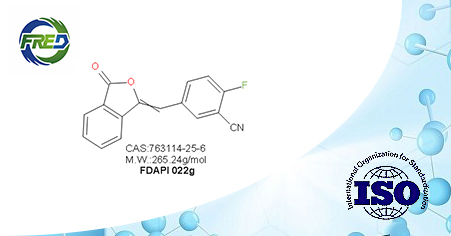 2-Fluoro-5-[(3-oxo-1(3H)-isobenzofuranylidene)methyl]-benzonitrile