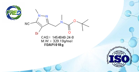 tert-butyl((4-bromo-5-cyano-1-methyl-1H-pyrazol-3-yl)methyl)(methyl)carbamate