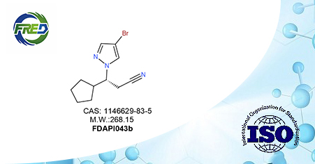 (R)-3-(4-Bromo-1H-pyrazol-1-yl)-3-cyclopentylpropanenitrile