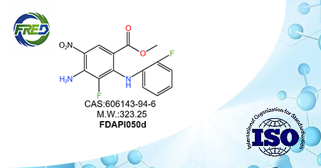 Methyl 4-amino-3-fluoro-2-((2-fluorophenyl)amino)-5-nitrobenzoate