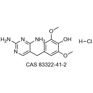 Phenol, 4-[(2,4-diamino-5-pyrimidinyl)methyl]-2,6-dimethoxy-, hydrochloride (1:1)