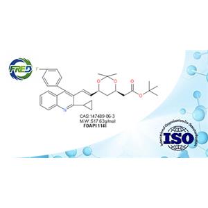 (4R,6S)-6-[(1E)-2-[2-Cyclopropyl-4-(4-fluorophenyl)-3-quinolinyl]ethenyl]-2,2-dimethyl-1,3-dioxane-4-acetic acid tert-butyl ester