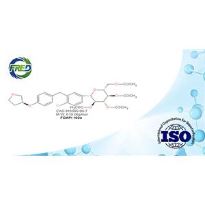 (1S)-1,5-anhydro-2,3,4,6-tetra-O-acteyl-1-C-[4-chloro-3-[[4-[[(3S)-tetrahydrofu-ran-3-yl]oxy]phenyl] methyl]phenyl]-D-Glucitol