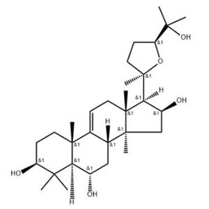 Lanost-9(11)-ene-3,6,16,25-tetrol, 20,24-epoxy-, (3β,6α,16β,20R,24S)-