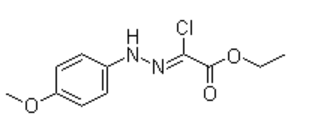 2-chloro-2-[2-(4-methoxyphenyl)hydrazinylidene]ethyl ester