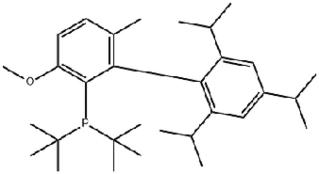 2-(Di-t-butylphosphino)-3-methoxy-6-methyl-2',4',6'-tri-i-propyl-1,1'-biphenyl